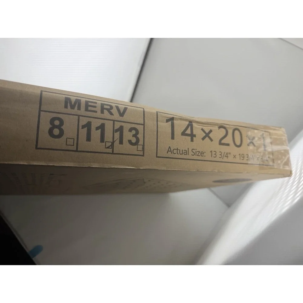 OlitAir 14 x 20 x 1 MERV 8 Air Filter, Reusable ABS Plastic Frame, 4 Filters NEW